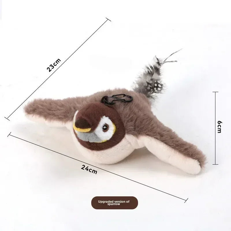 Rechargeable Interactive Cat Toy Bird