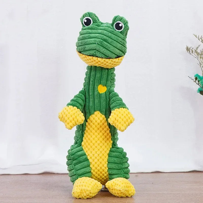 Animal Figure Squeaky Dog Chew Toys