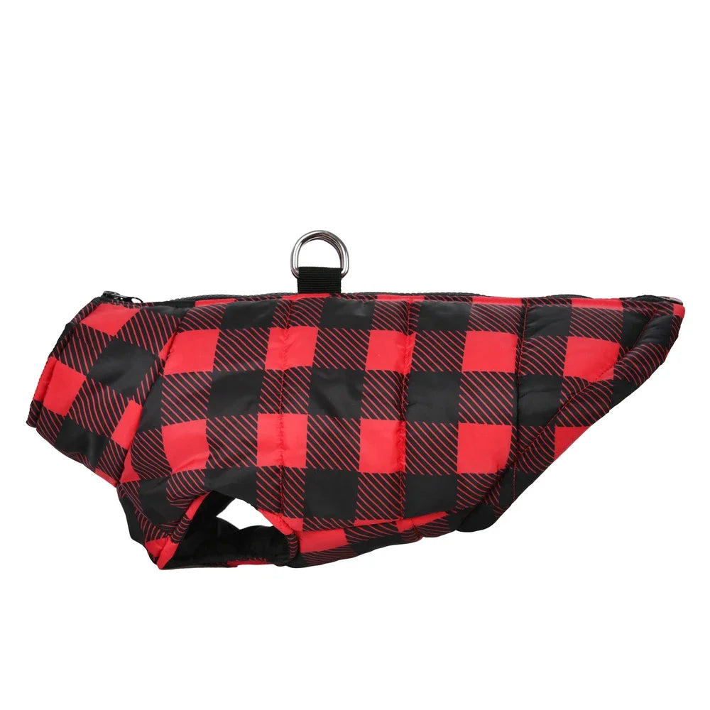 Plaid Print Dog or Cat Coat