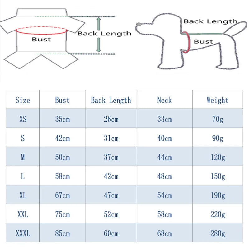 Reflective Pet Jackets