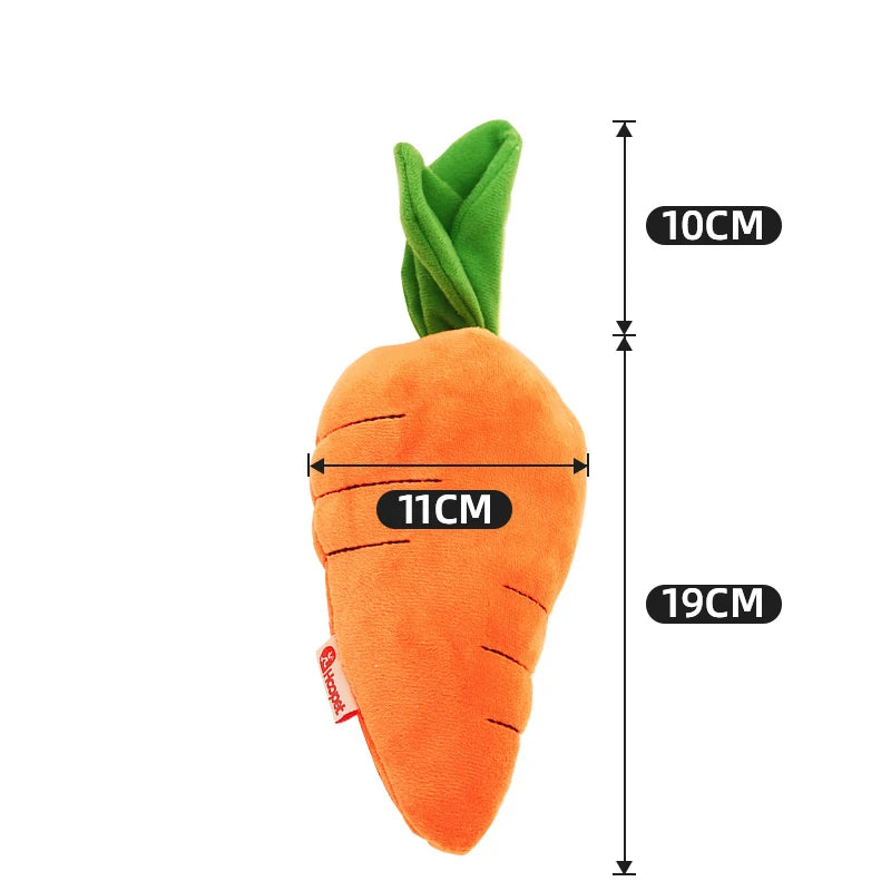 HOOPET Plush Carrot Chew Toy