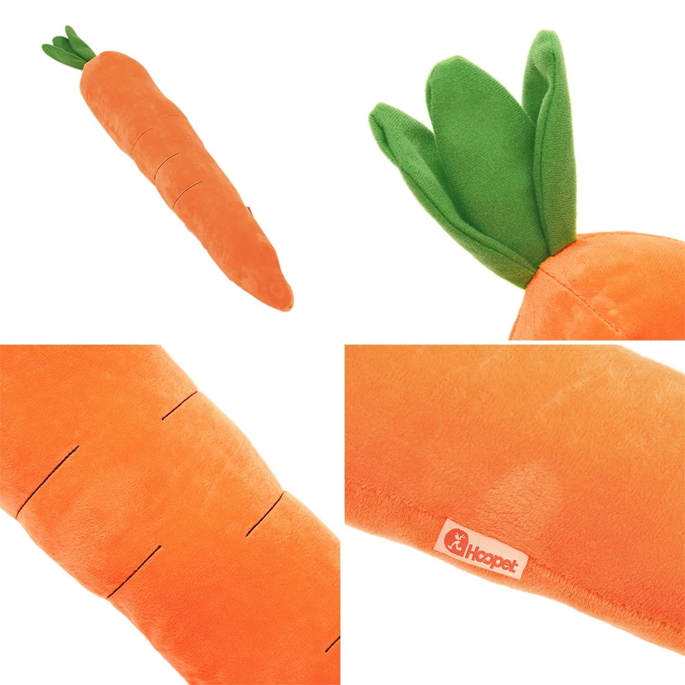 HOOPET Plush Carrot Chew Toy