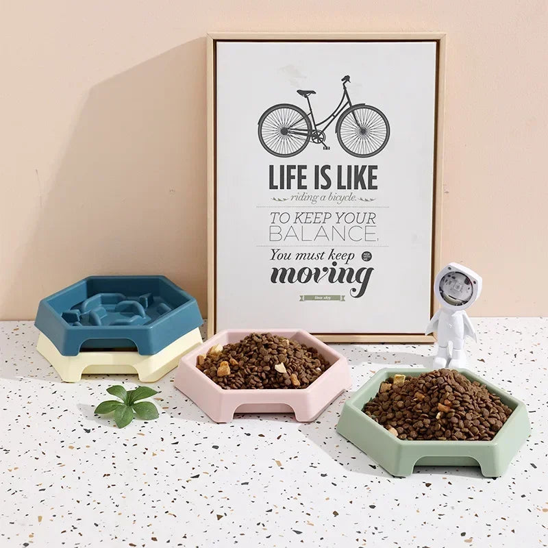 Anti Choking Slow Food Bowl