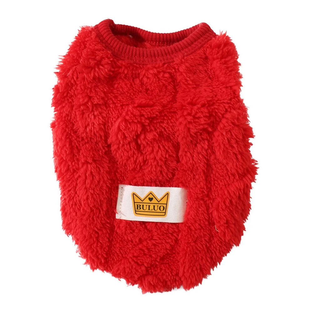 Fleece Pullover Pet Sweater