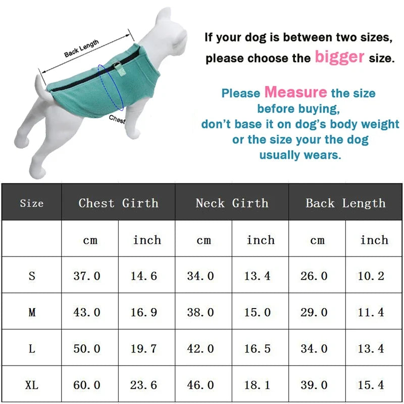 Soft Fleece Pet Jacket