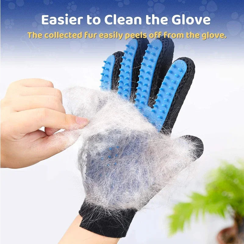 Two Sided Grooming Brush Glove