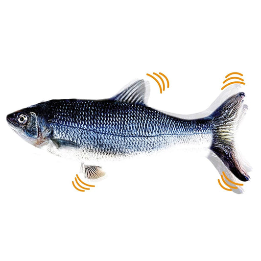 Interactive Rechargeable Floppy Fish  Cat Toy