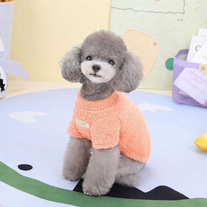Fashionable Fleece Dog Sweater