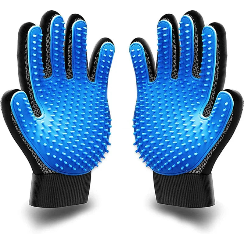 Two Sided Grooming Brush Glove