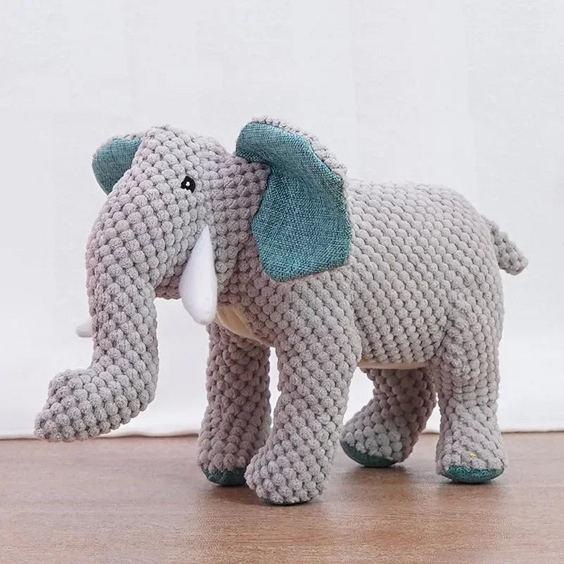 Animal Figure Squeaky Dog Chew Toys