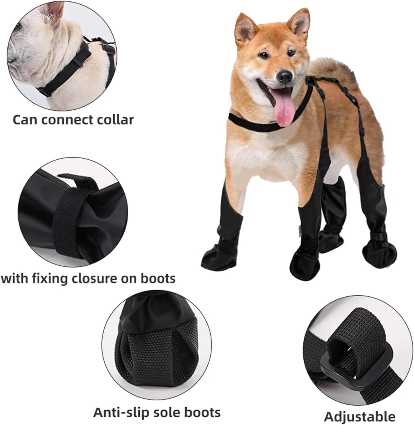 Outdoor Walking Dog Boot Leggings
