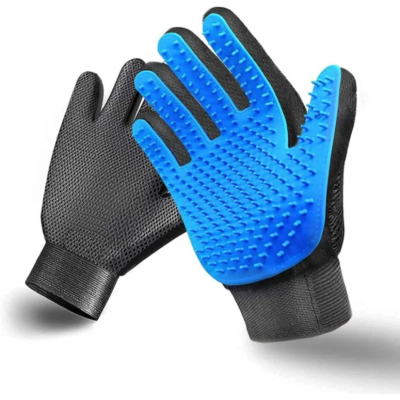 Two Sided Grooming Brush Glove