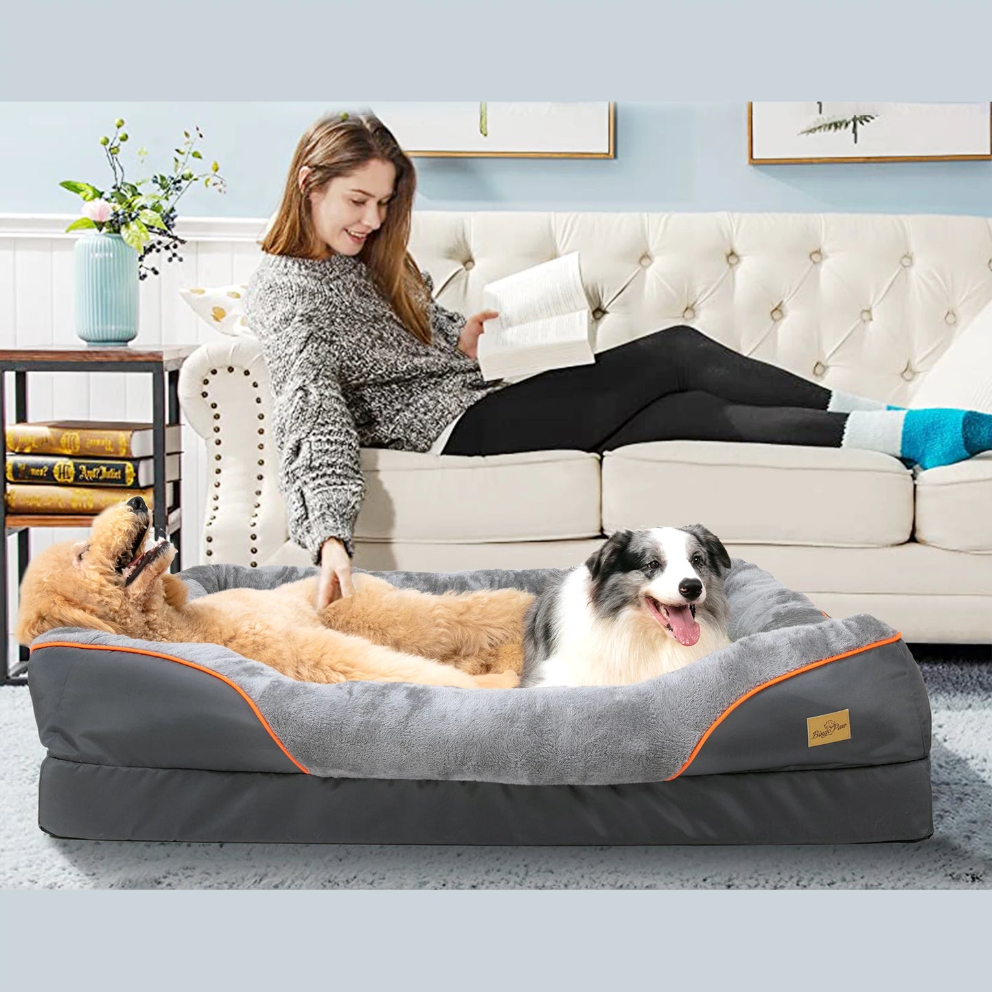 Large Anti-Allergy Dog Bed