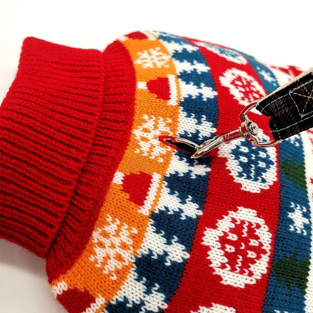 Christmas Sweater Pet Clothes