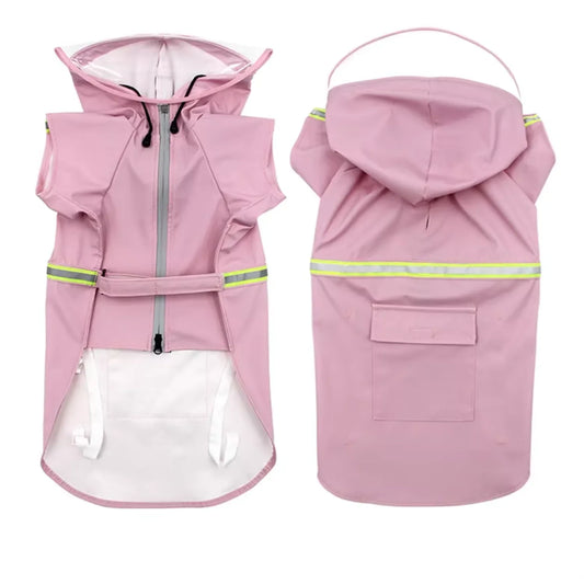 Designers Big Dog Raincoat With Zipper and Hood