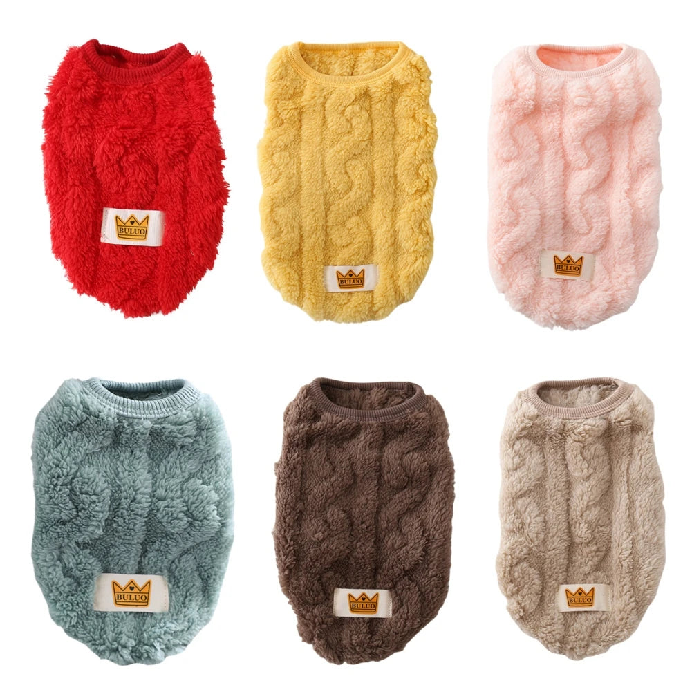 Fleece Pullover Pet Sweater