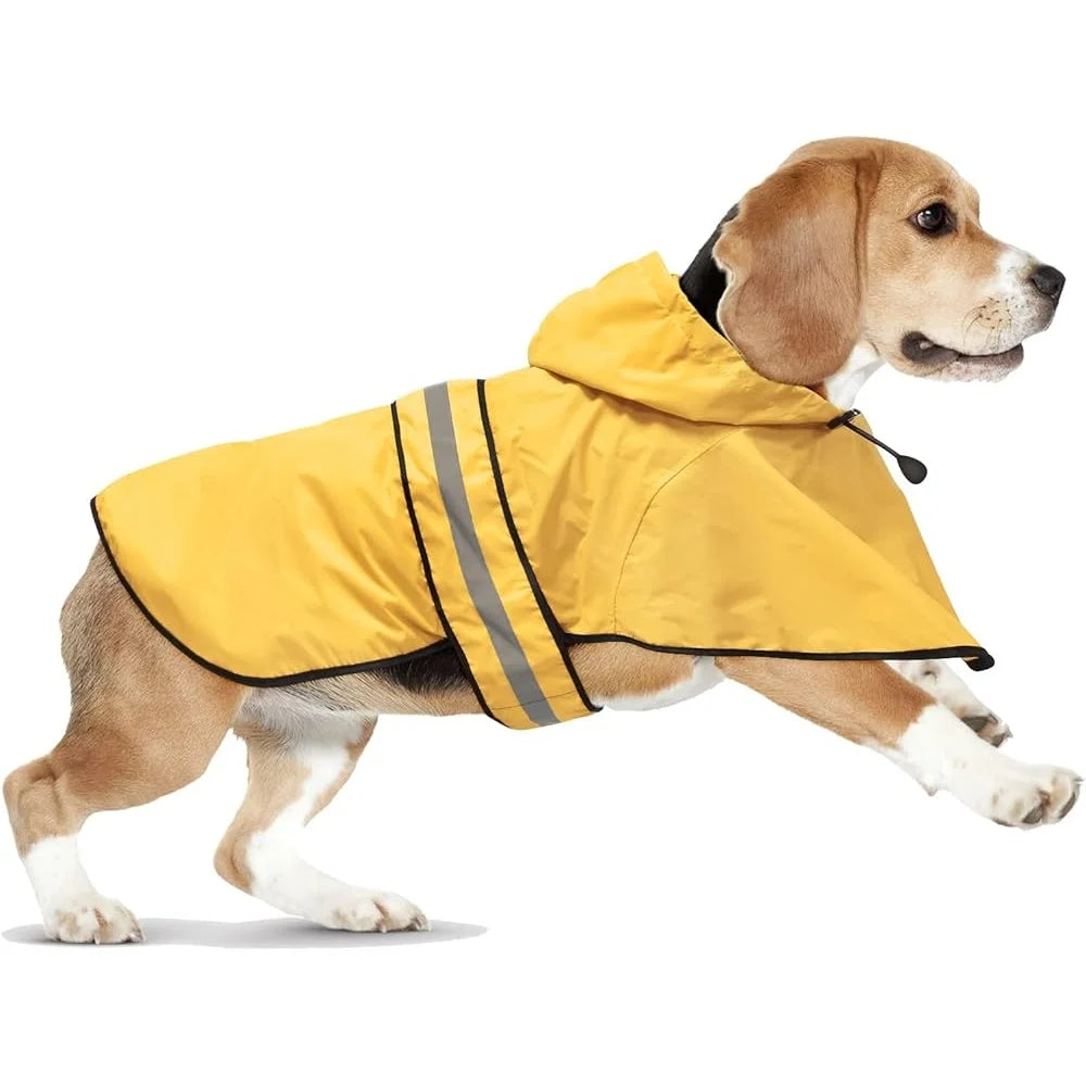 Waterproof Reflective Dog Rain Jacket