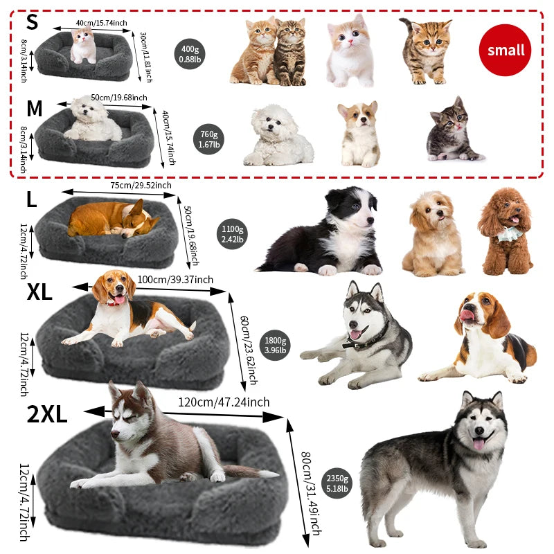 Thickened Orthopedic Large Dog Bed