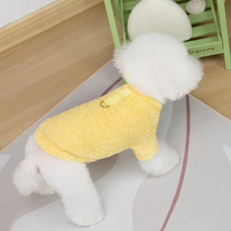 Fashionable Fleece Dog Sweater