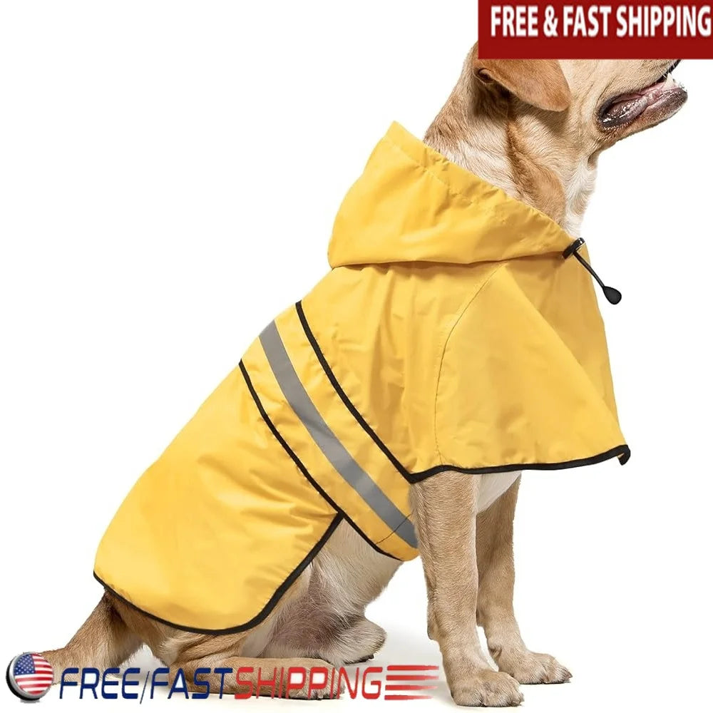 Waterproof Reflective Dog Rain Jacket