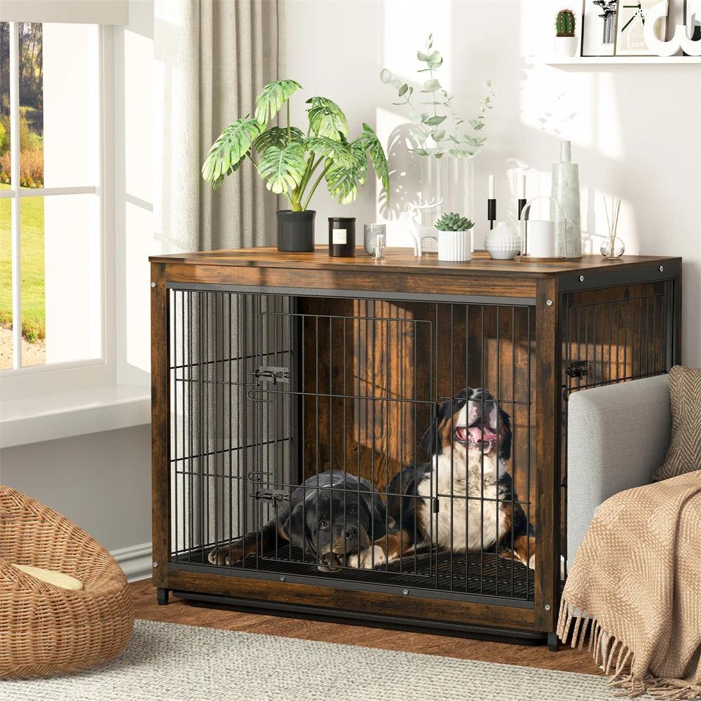 Large Elevated Dog Crate