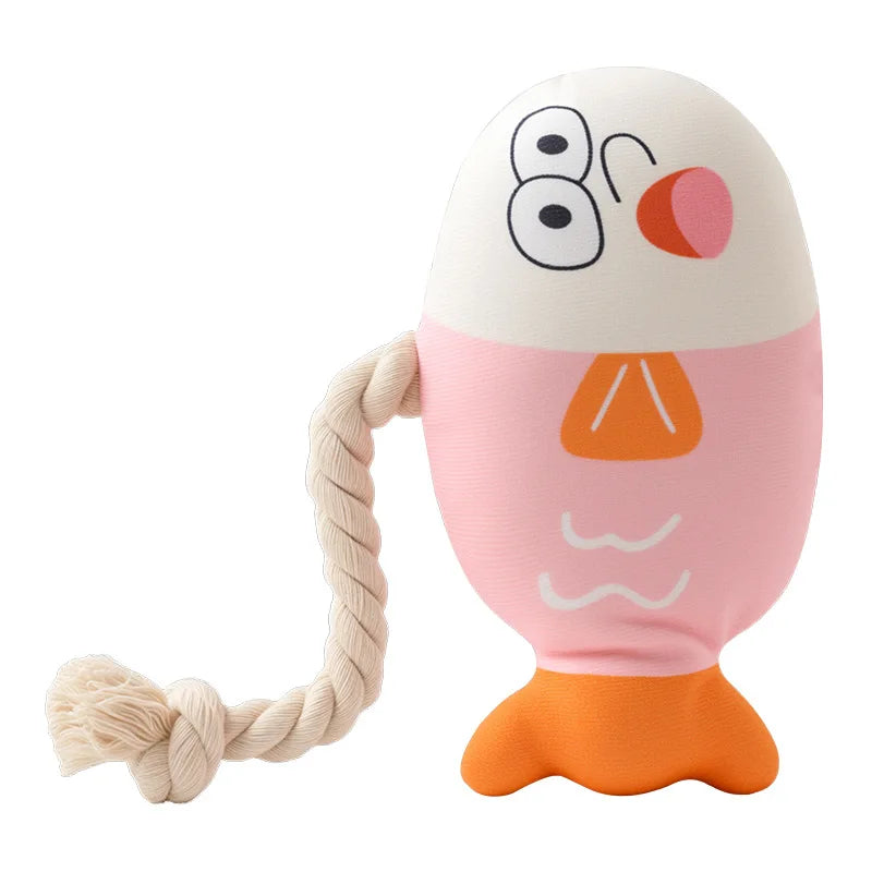 Squeaky Fake Fish Chew Toy