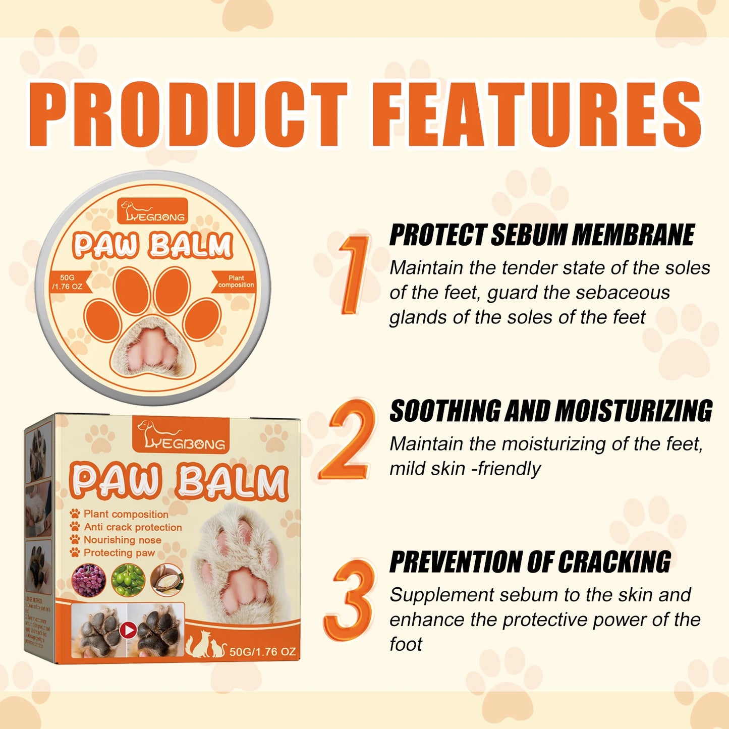 Paw Balm Anti- Crack Cream