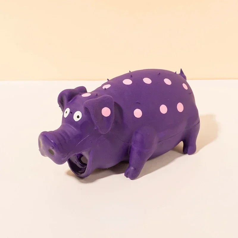 Squeaky Pig Dog Toy