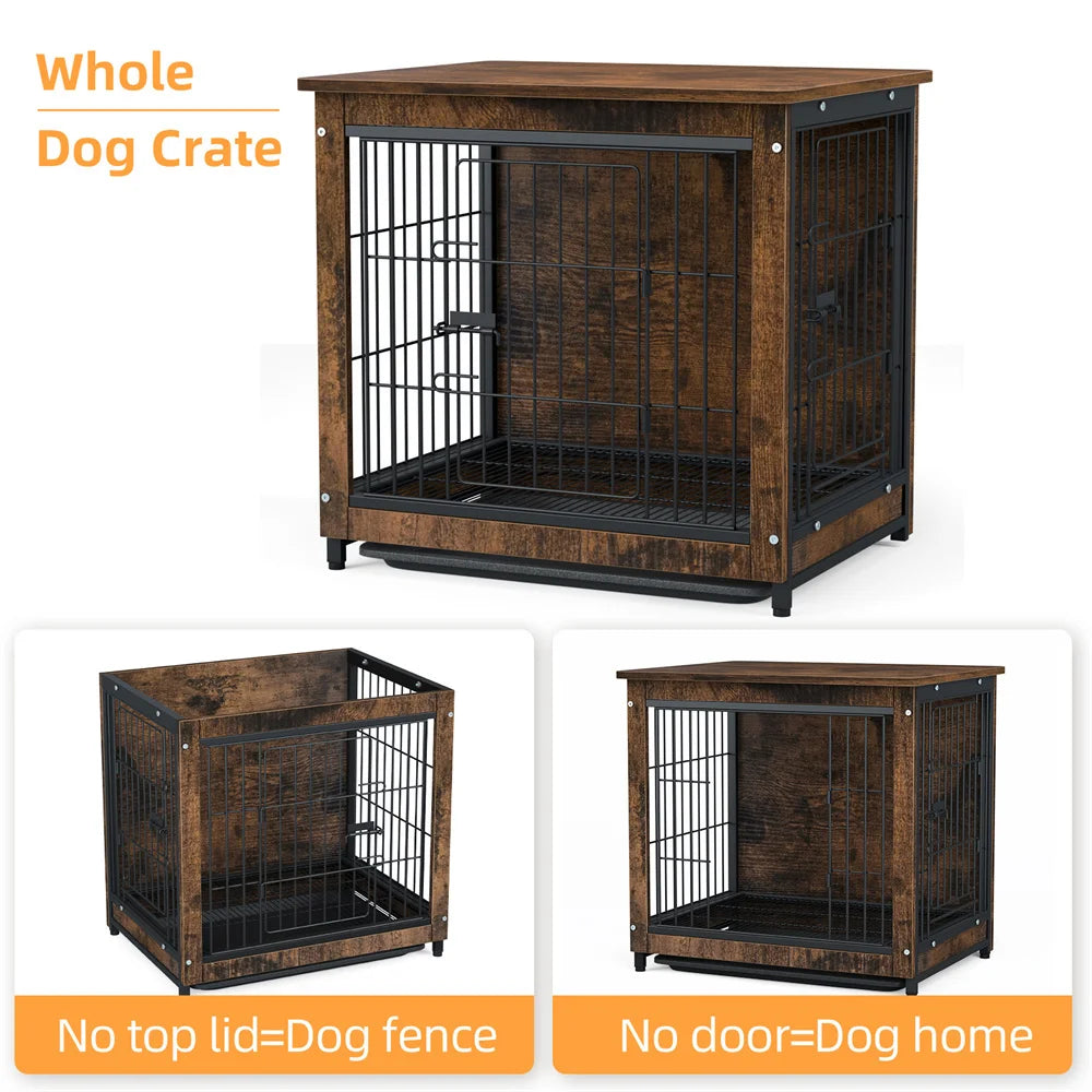 Large Elevated Dog Crate
