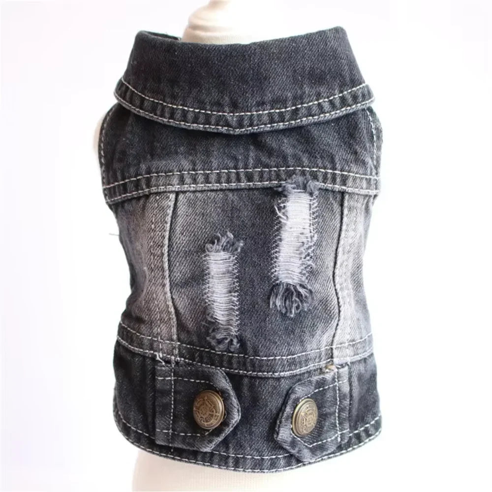 Classic Cool Dog Denim Jacket