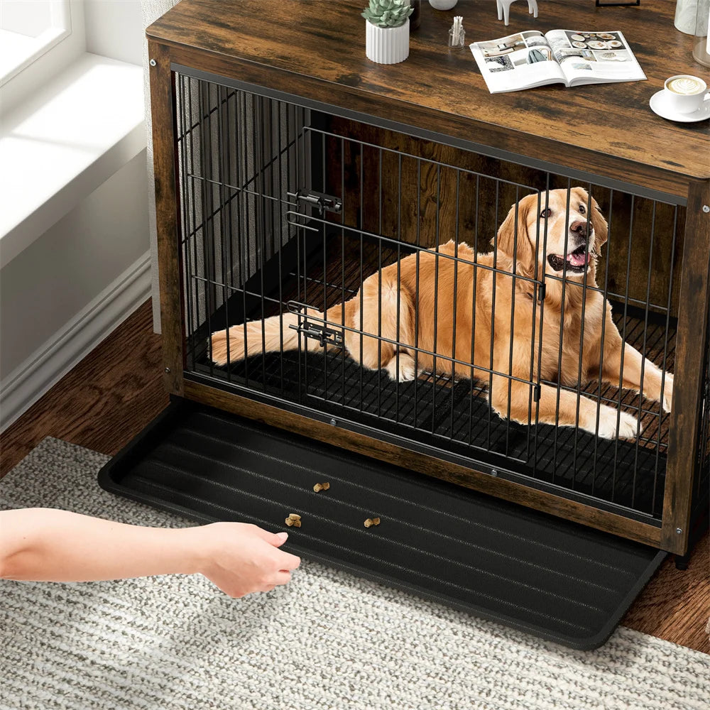 Large Elevated Dog Crate
