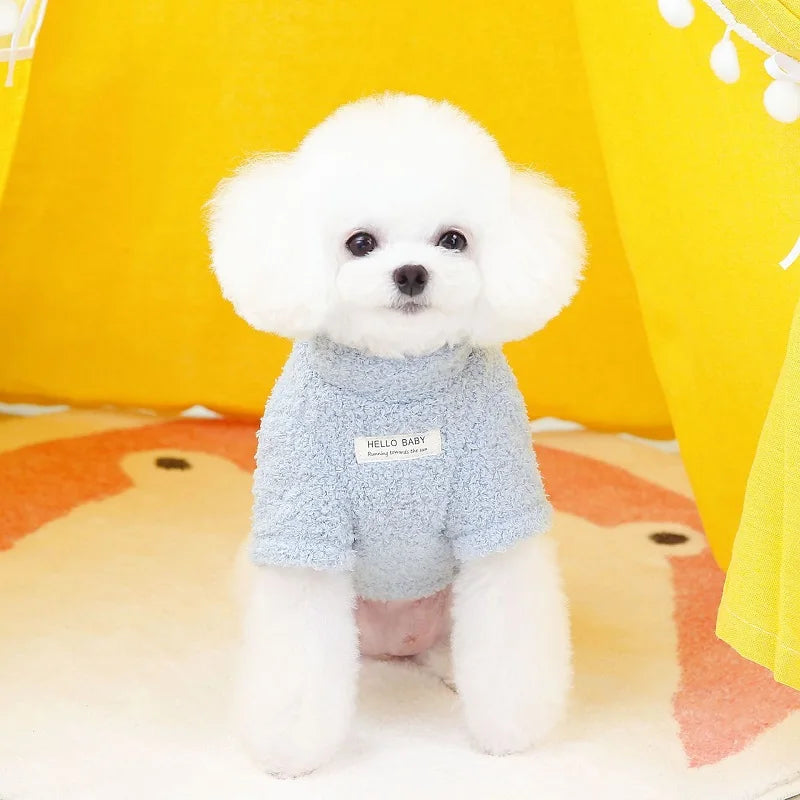 Fashionable Fleece Dog Sweater