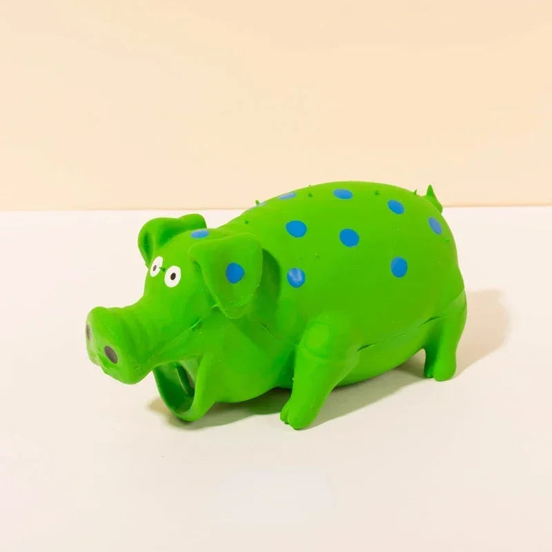 Squeaky Pig Dog Toy