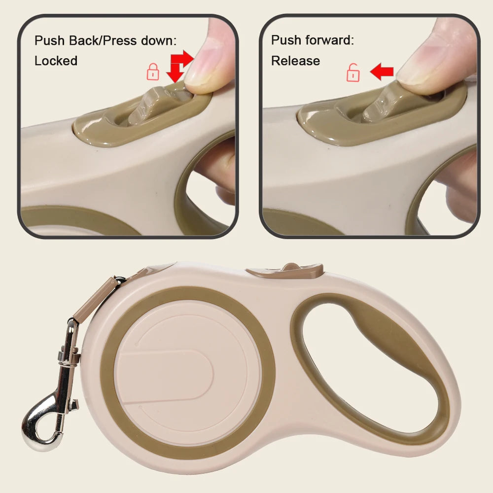 Long Strong Retractable Pet Leash For Large Dogs