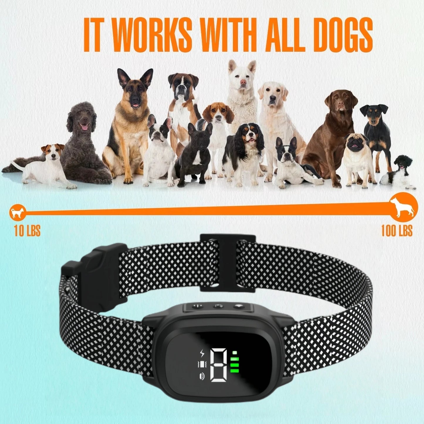 Waterproof Dog Bark Collar