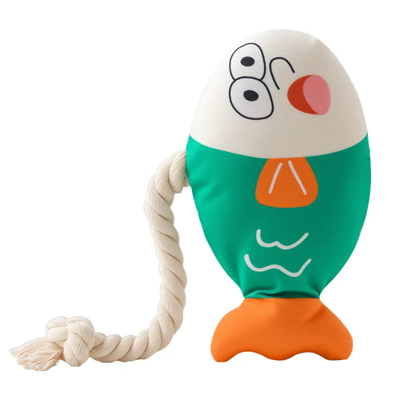 Squeaky Fake Fish Chew Toy