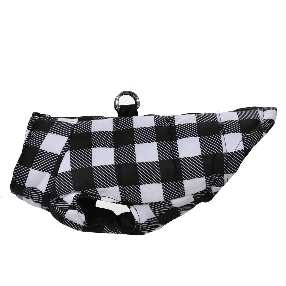 Plaid Print Dog or Cat Coat
