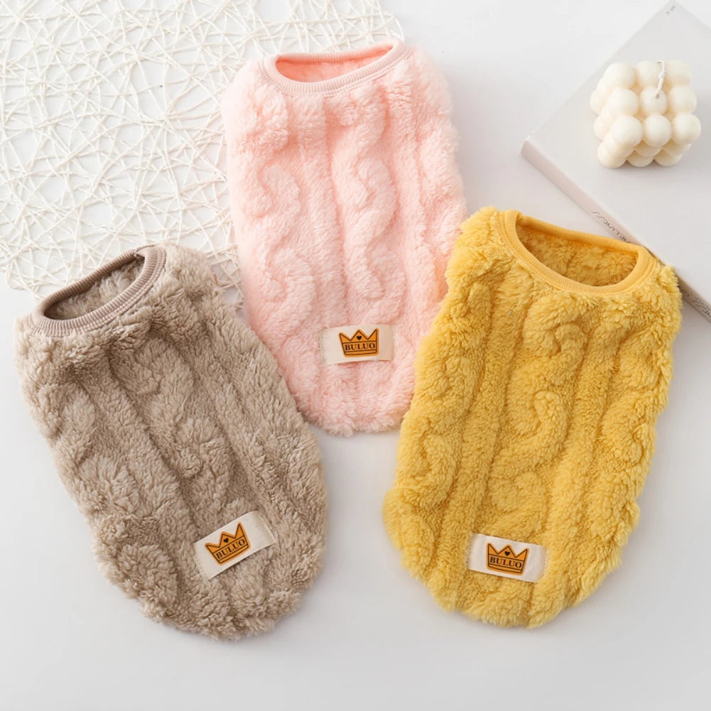 Fleece Pullover Pet Sweater
