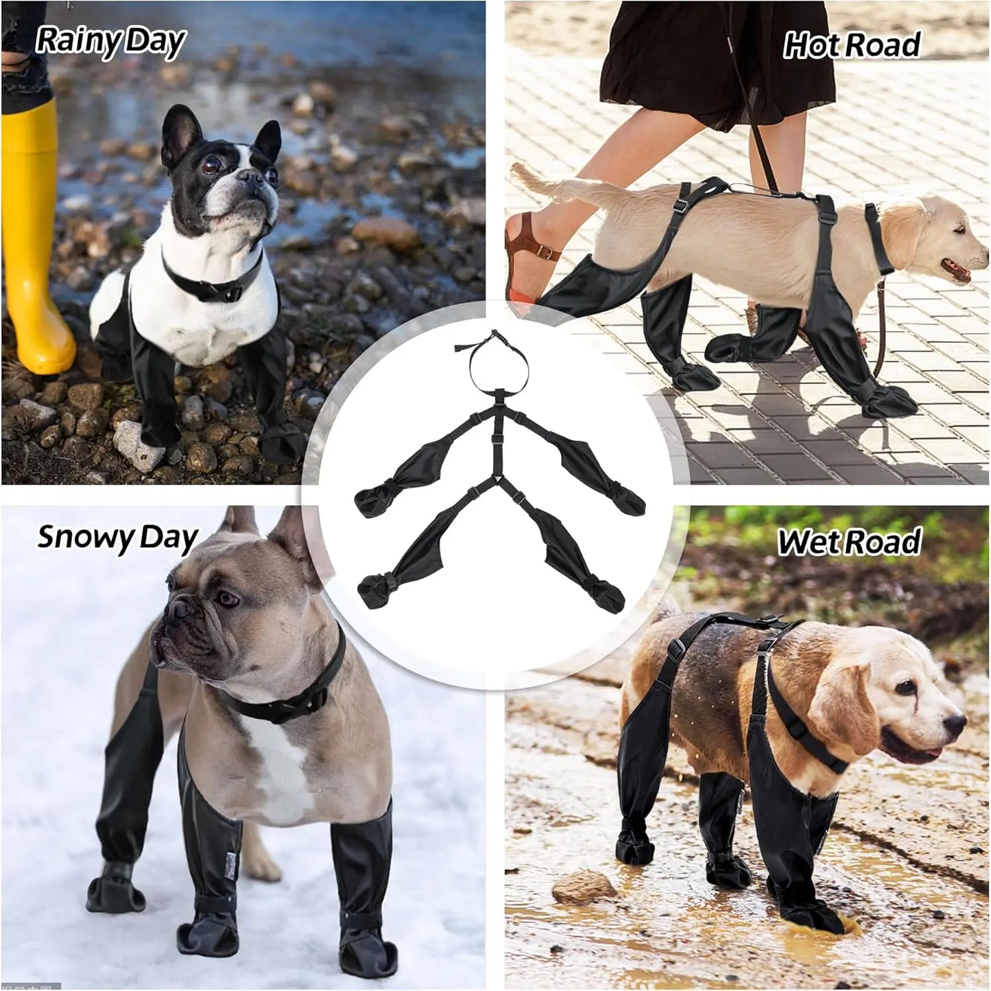 Outdoor Walking Dog Boot Leggings