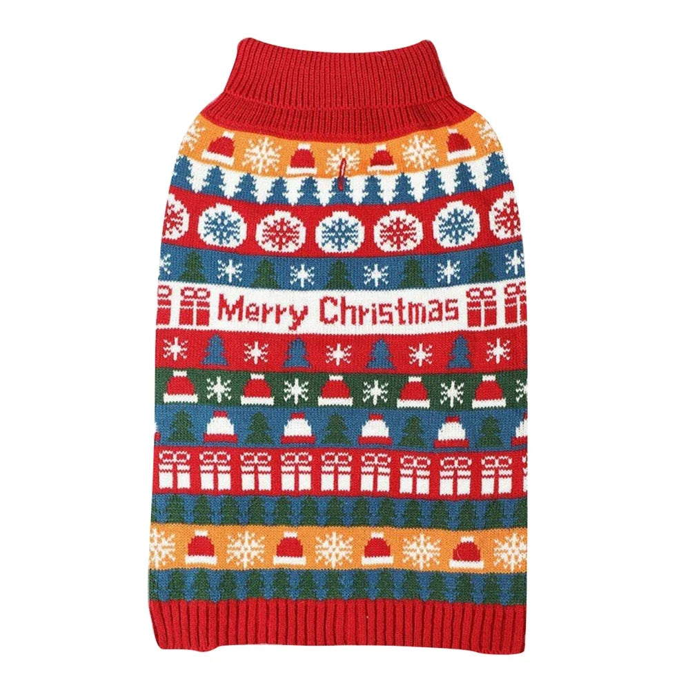 Christmas Sweater Pet Clothes