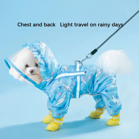 Cinnamoroll Pet Raincoat With Hood
