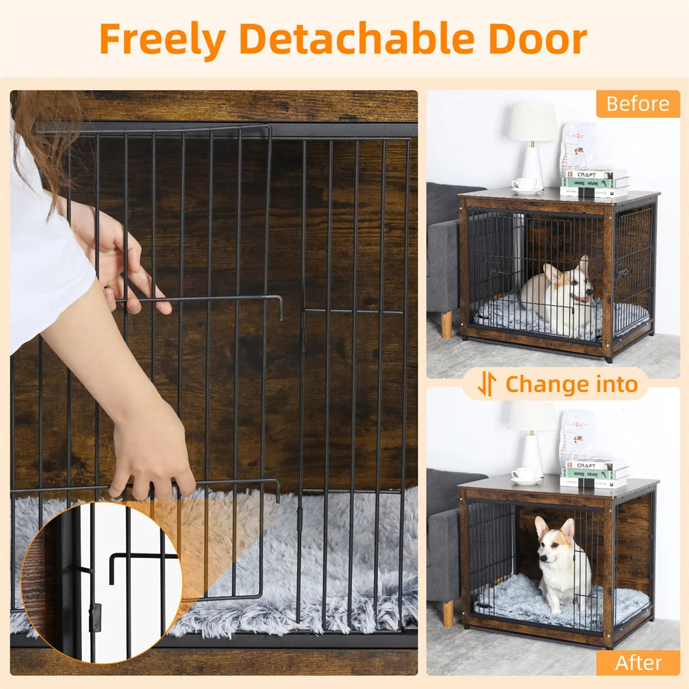 Large Elevated Dog Crate