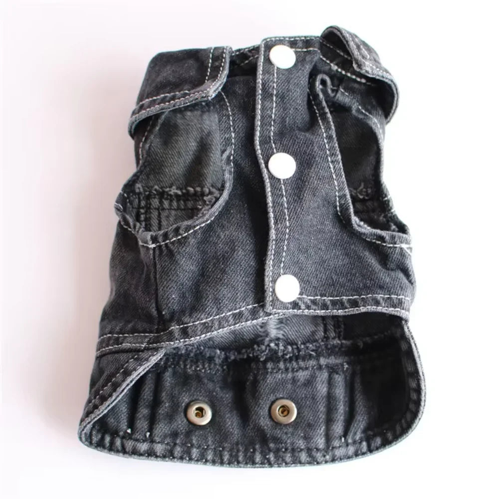 Classic Cool Dog Denim Jacket