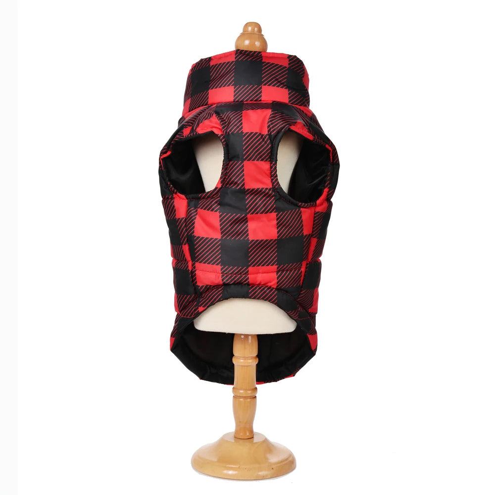 Plaid Print Dog or Cat Coat