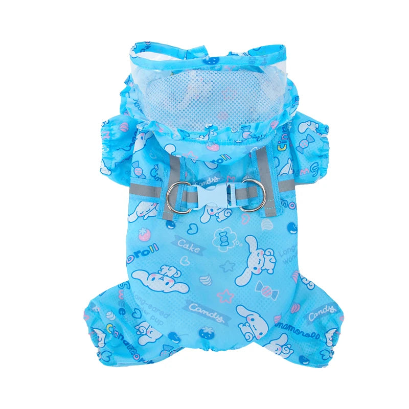 Cinnamoroll Pet Raincoat With Hood