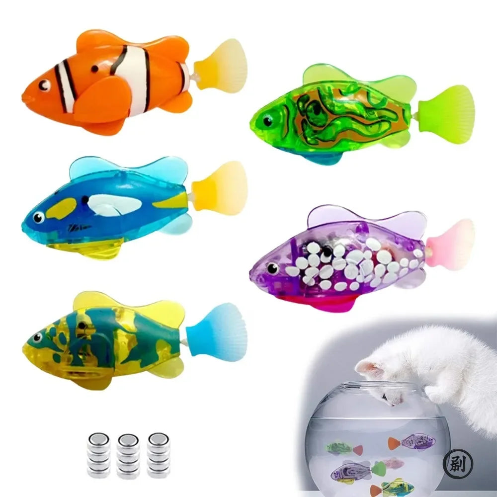 Inductive Interactive Swimming Robot Fish Toys