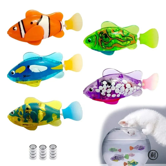 Inductive Interactive Swimming Robot Fish Toys