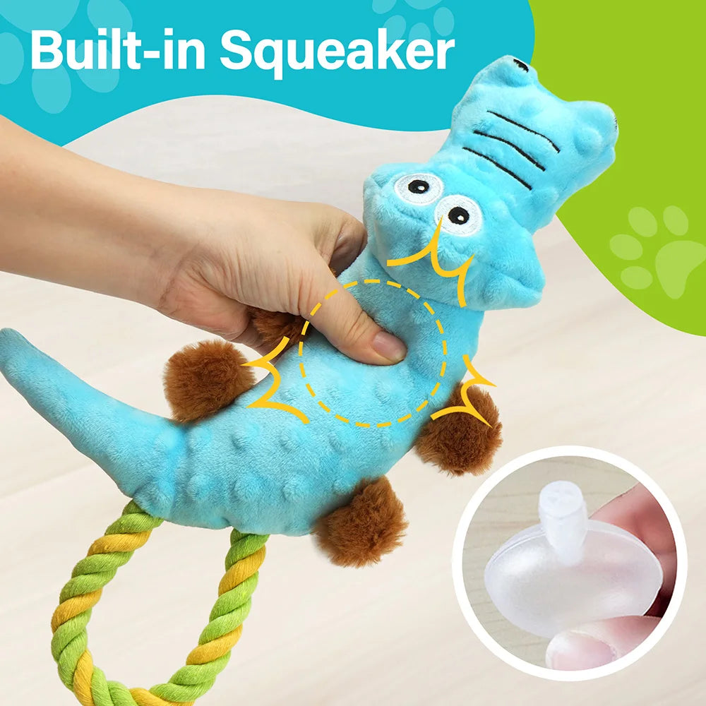 Dog Squeaky Tug-of-War Toy