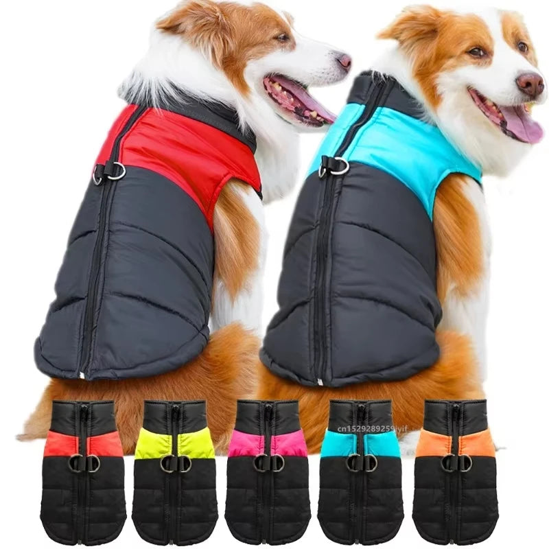Waterproof Zippered Dog Coat