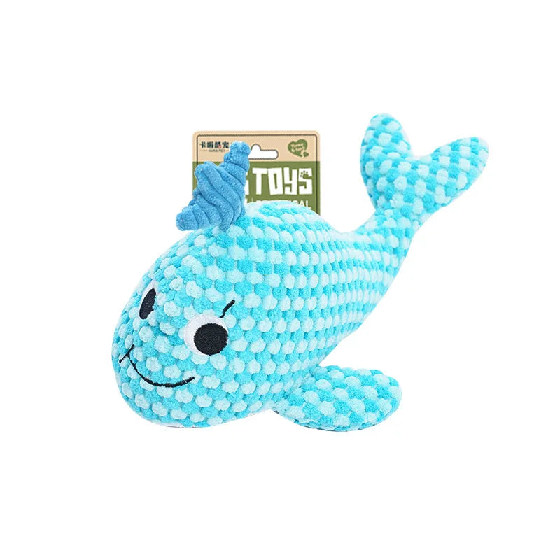 Colorful Ocean Creatures Dog Chew Toy